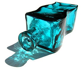 Bouteille en verre