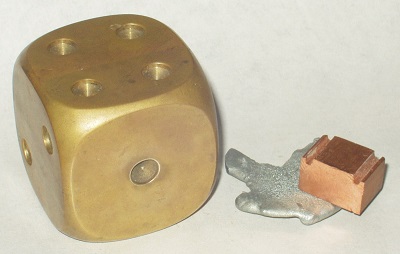 D en laiton, zinc fondu et cuivre