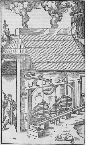 Soufflerie de bas fourneau