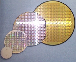 Wafers de diffrentes tailles