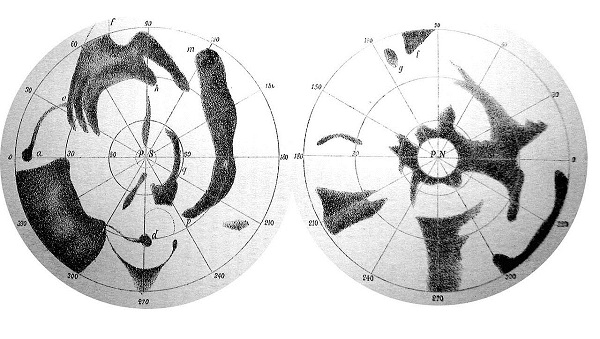 Carte de Beer et Mädler