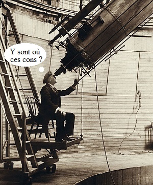 Percival Lowell observe le ciel