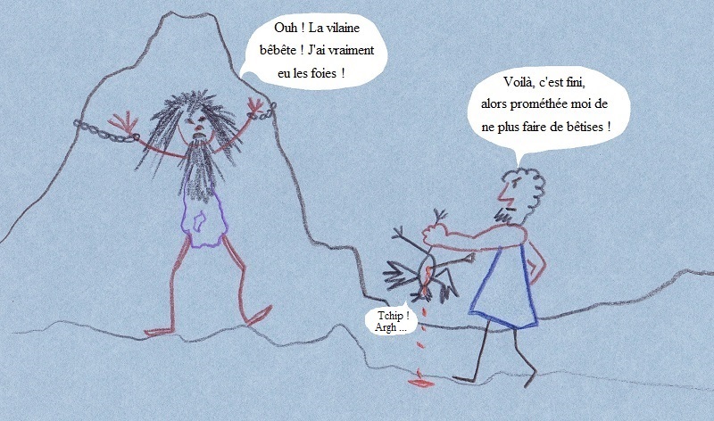 Héraclès et Prométhée