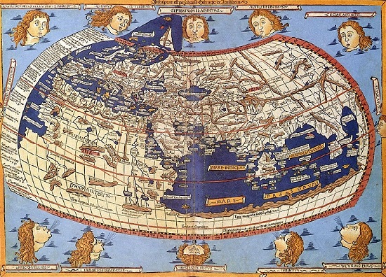 Carte de l'écoumène