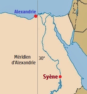Carte de l'Egypte